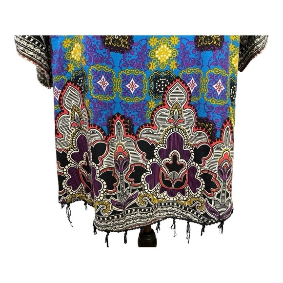 Flying Tomato Boho Fringe Kimono - Picture 6 of 12